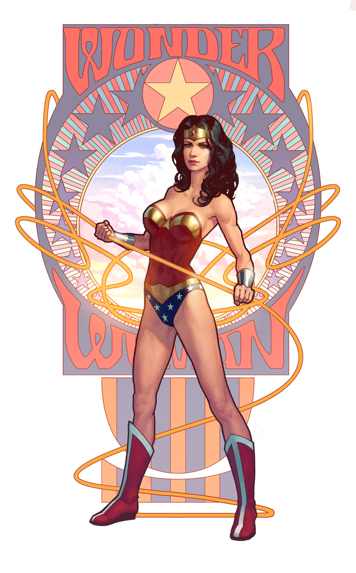 WonderWoman, фан-арт