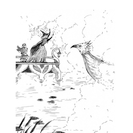 Иллюстрация к книге «Приключения Трюффельбекера: Поход Вглубь»