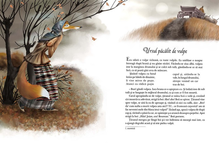 Крянгэ Лиса и Медведь