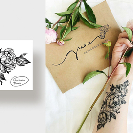 Дизайн переводной татуировки