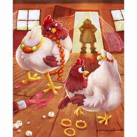 Шкодливые курочки