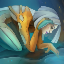 Рисунок от случайного пятна