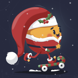 Мандариновый Санта