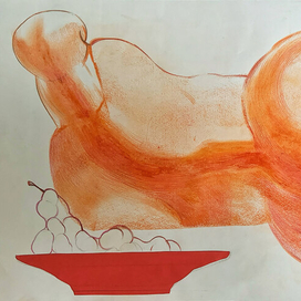 спина и виноград