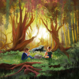 Пикник в лесу