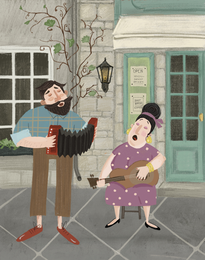 Уличные музыканты