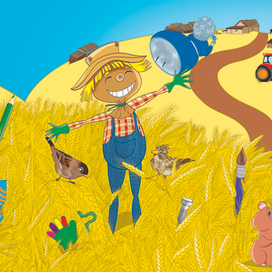 Иллюстрация к книге Приключения Росинки