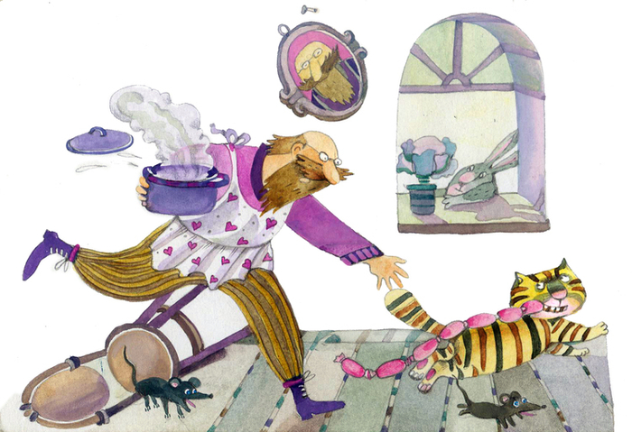 Сказка про художника и корову Музу