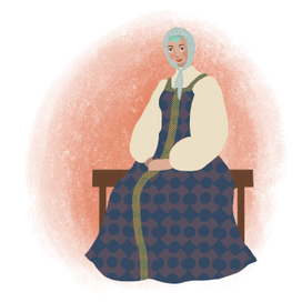 Девушка в традиционном русском платье