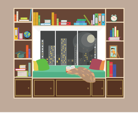 Уголок книголюба