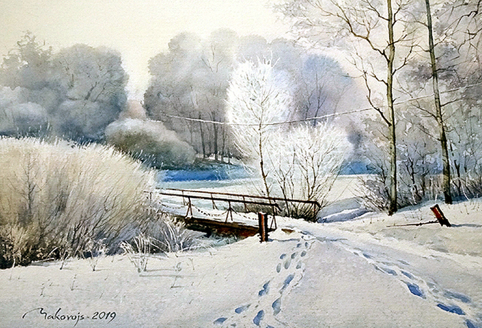 ,, Следы...ведущие  в зимнюю сказку ,,