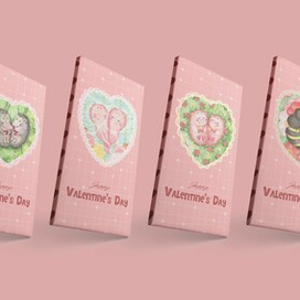 Иллюстрации для упаковки шоколада