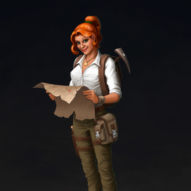 Охотница за сокровищами.