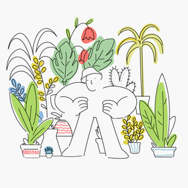 Иллюстрация для приложения Planter 