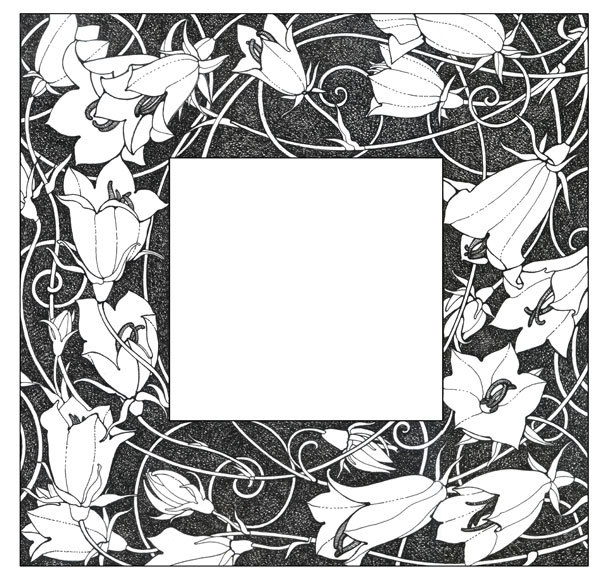 Оборочная иллюстрация " Колокольчики"