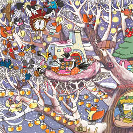  Адвент-календарь «Как Дед Мороз шапку искал» фрагмент