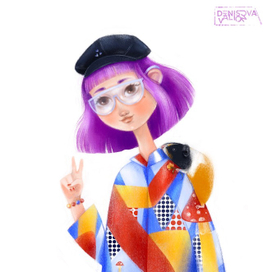 Девочка со свинкой