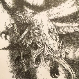 За малыми ребятами (Коза рогатая)