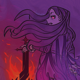 Девушка с мечом