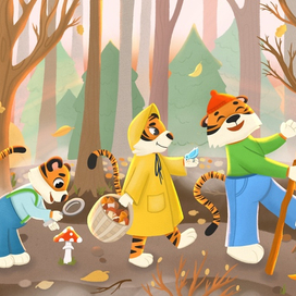 Утро в лесу