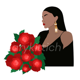 минималистичный портрет