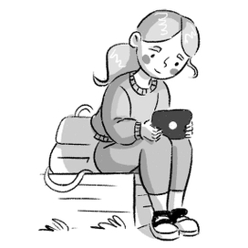 Девочка с девайсом