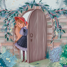 Обложка для книги «Таинственный Сад» 