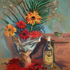 Цветы и вино