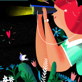 Открытка «Влюбленные»