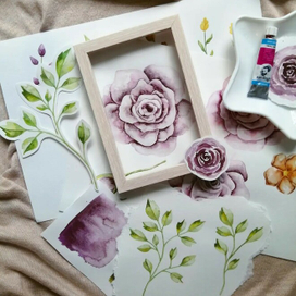 Винтажный розы