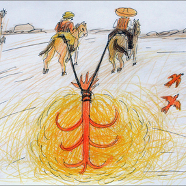 Хозяин ранчо купил чудесное дерево