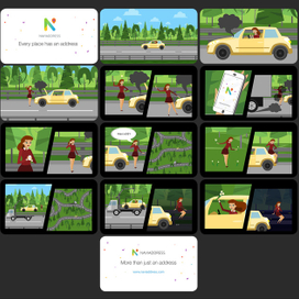 Раскадровка для анимационного рекламного ролика