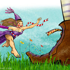 a purple little little lady...