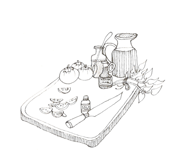 Иллюстрация в кулинарный журнал