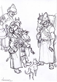 Башкиры удивляются фасону сапог .