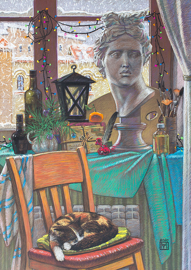 Муза сладко спит