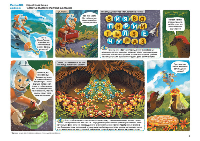 Комиксы-ребусы для промо-журнала Додо пиццы