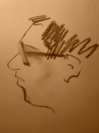 набросок с себя