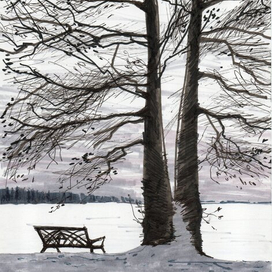 Зимний берег