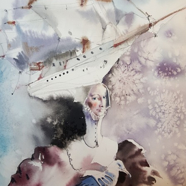 Женщины с кораблями на головах, лист 1