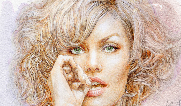 Элиша, (фрагмент портрета)