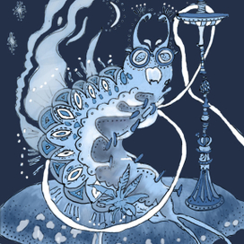 Иллюстрация к сказке " Алиса в стране  чудес"