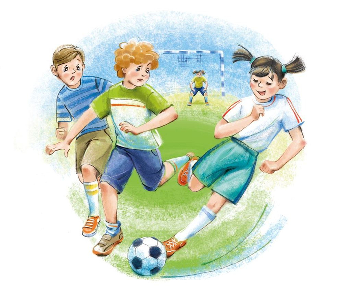 Футбол с девчонками