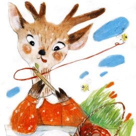 Вышивальщица