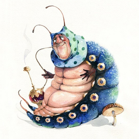 Держи себя в руках! - сказала Гусеница.