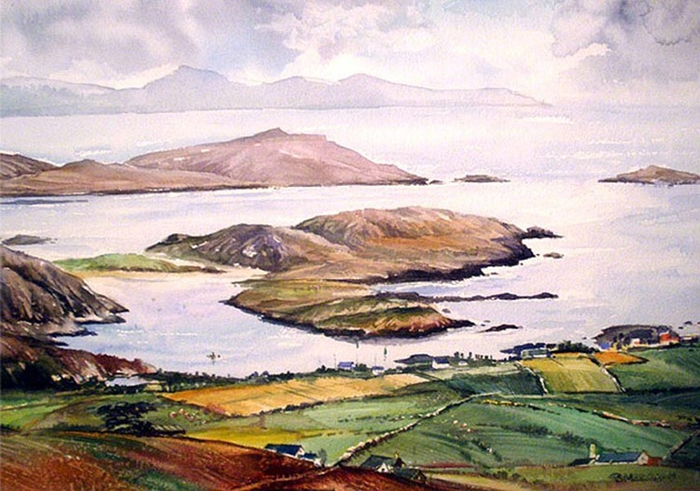 Фиорды Атлантического океана.Ирландия.