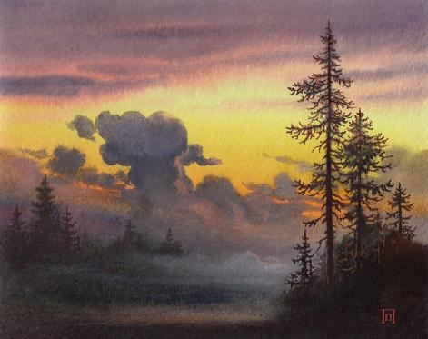 Вечерние туманы