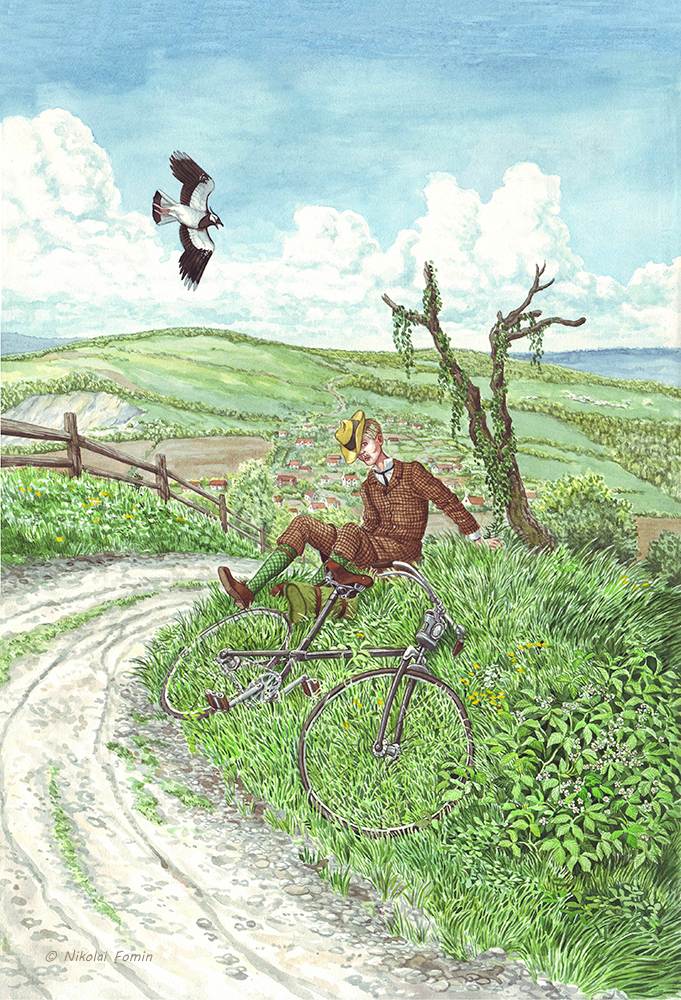 Пробуждение на холме у деревушки Кокинг в Западном Суссексе.