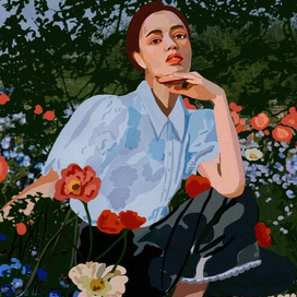 Открытка на 8 Марта