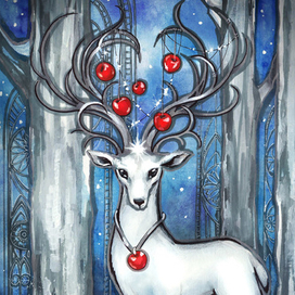 Снежный олень